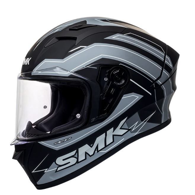 Шлем SMK STELLAR BOLT (р-р M), цвет черный/серый матовый