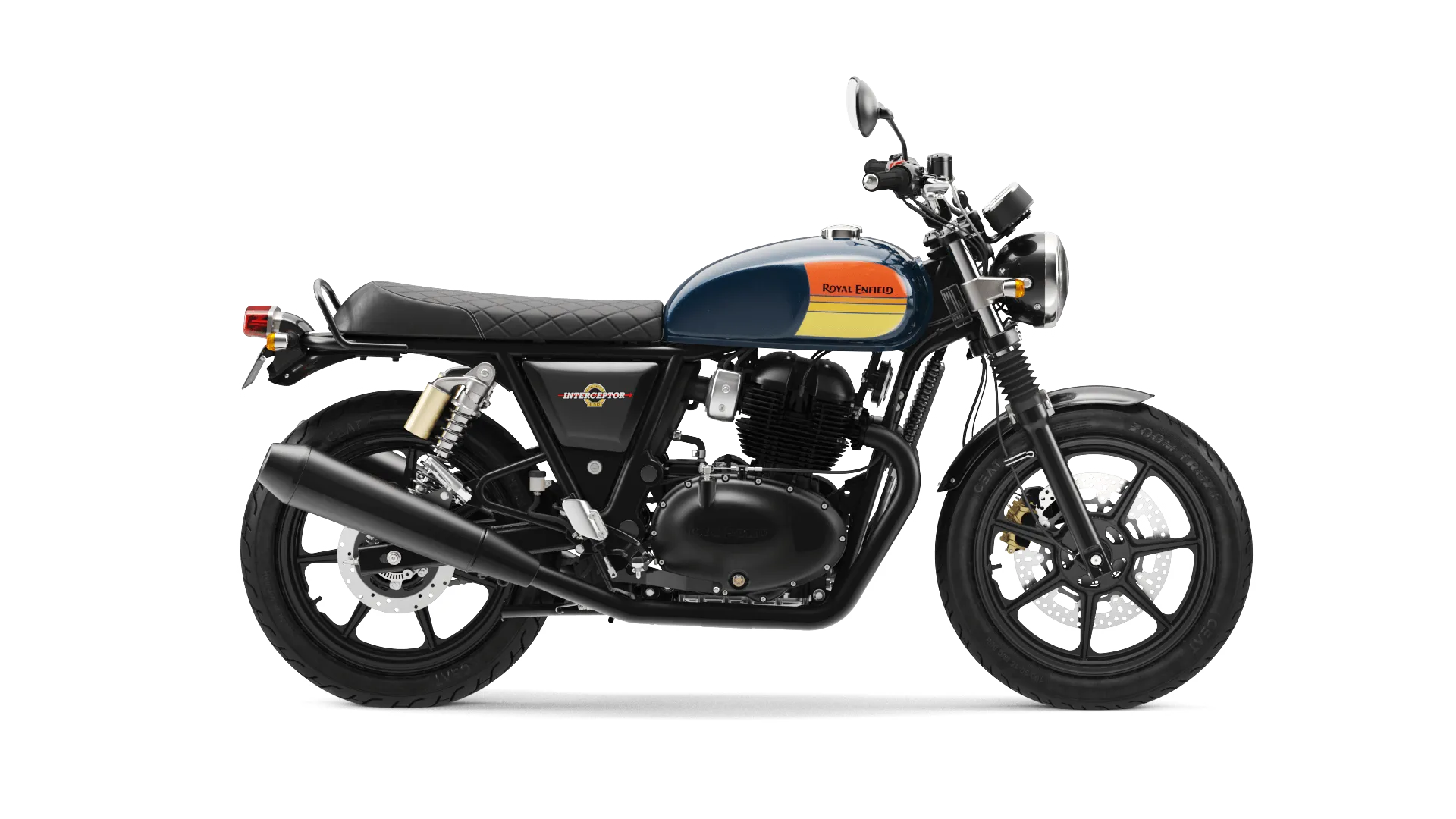 Мотоцикл Royal Enfield Interceptor 650 Barcelona Blue от мотосалона Мото-Тайм