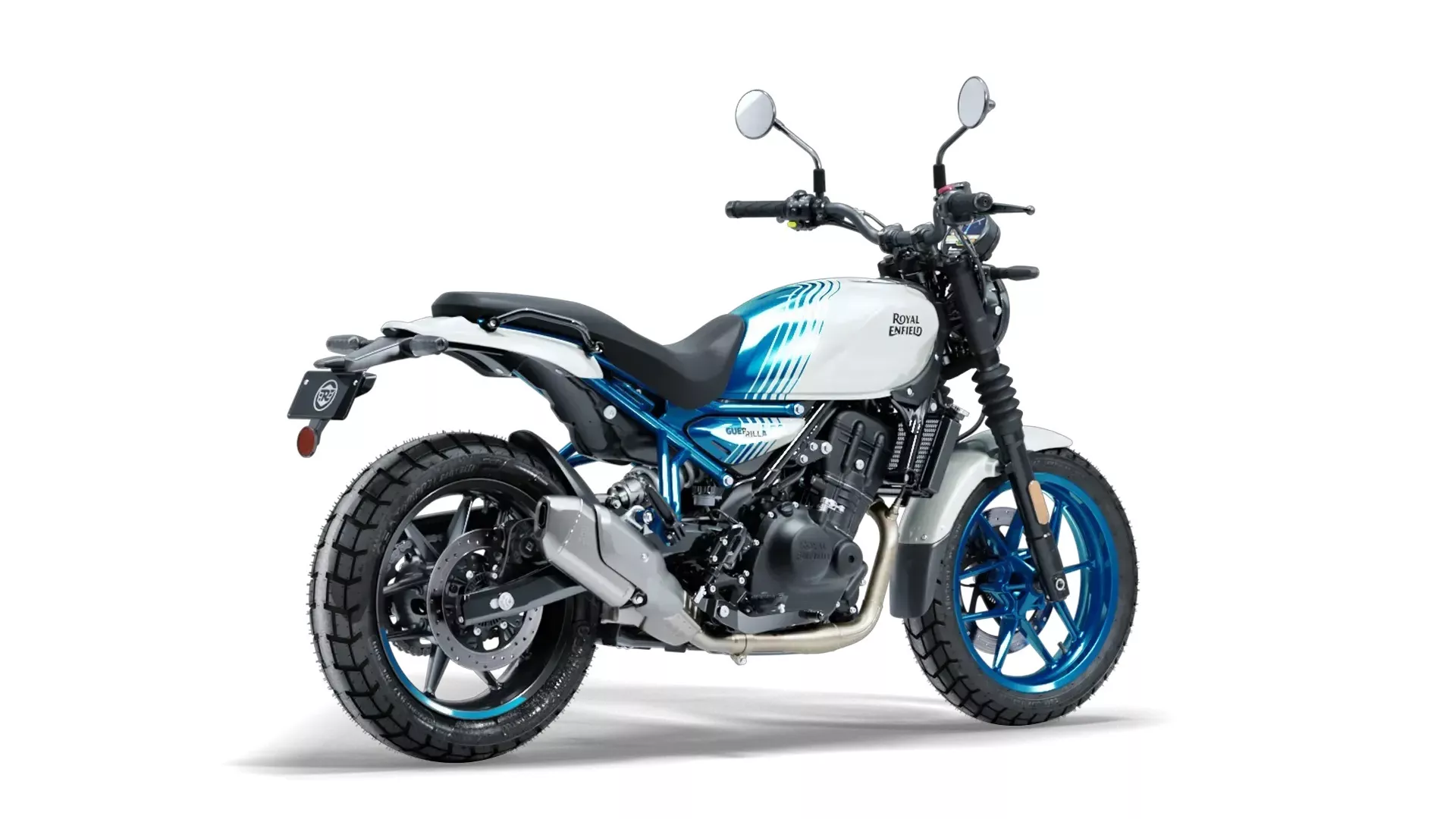 Мотоцикл Royal Enfield Guerrilla 450 Brava Blue (Premium / TFT) от мотосалона Мото-Тайм