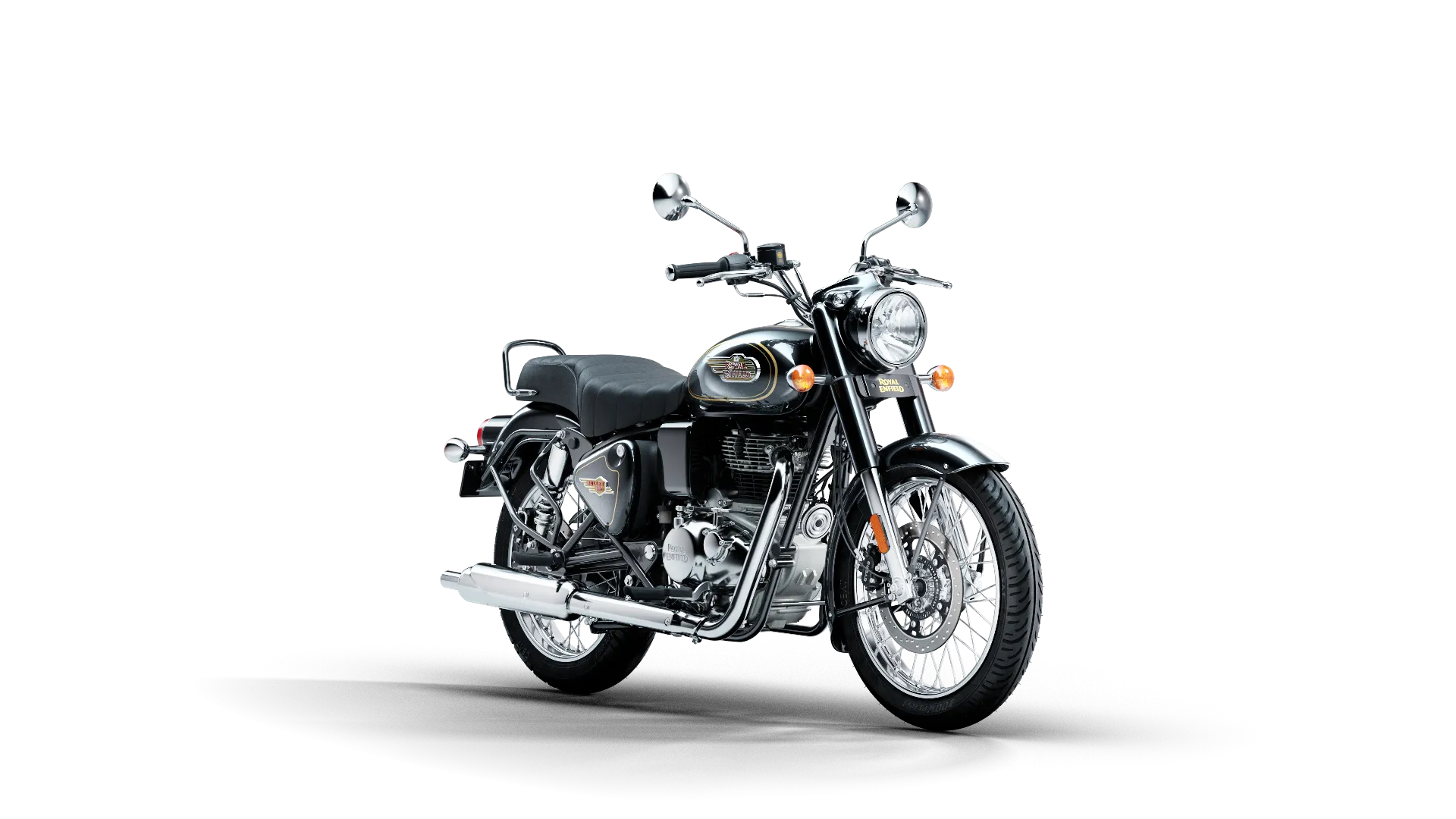 Мотоцикл Royal Enfield Bullet 350 Standard Black 2025 от мотосалона Мото-Тайм