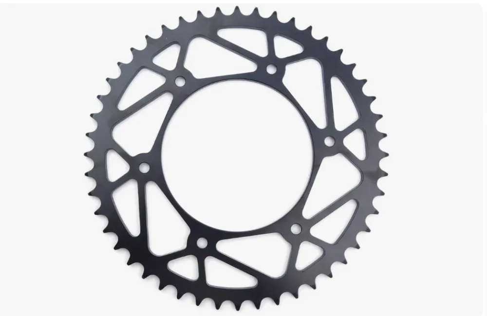 OTOM Звезда ведомая алюминиевая 520-52 (JT210) красная (сплав 7075)