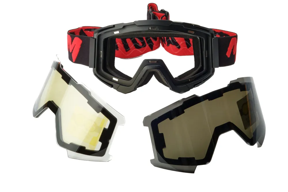 Очки МОТОТАЙМ МТ03 с двойной магнитной линзой