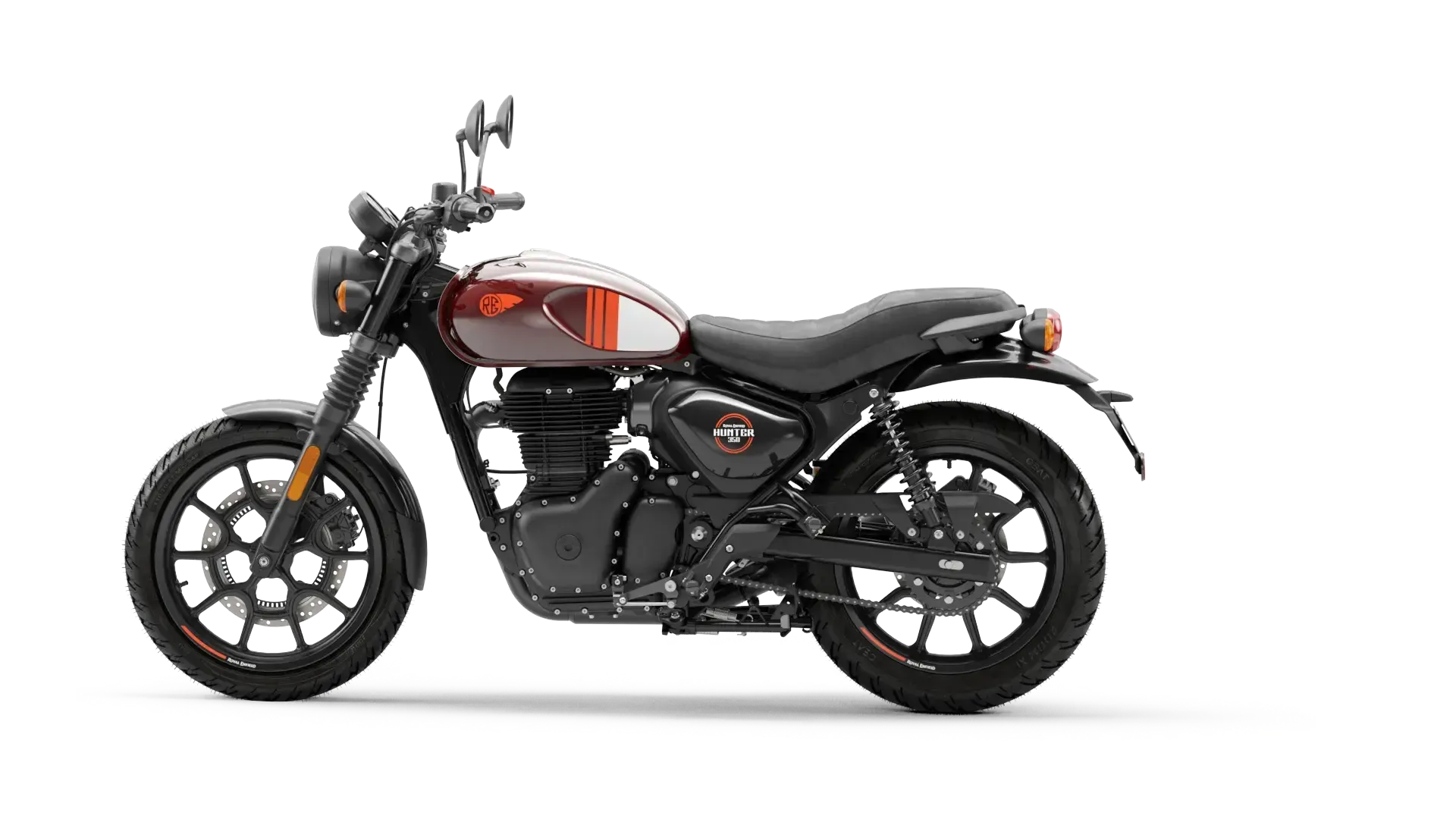 Мотоцикл Royal Enfield Hunter 350 Dapper Orange от мотосалона Мото-Тайм