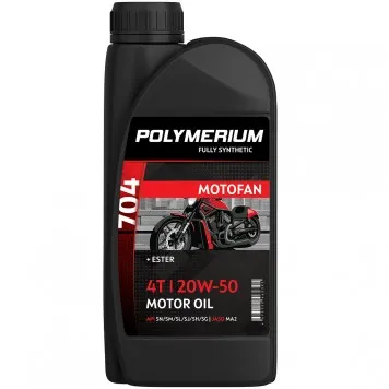 Масло POLYMERIUM MOTOFAN 704 20W-50 4T 1L