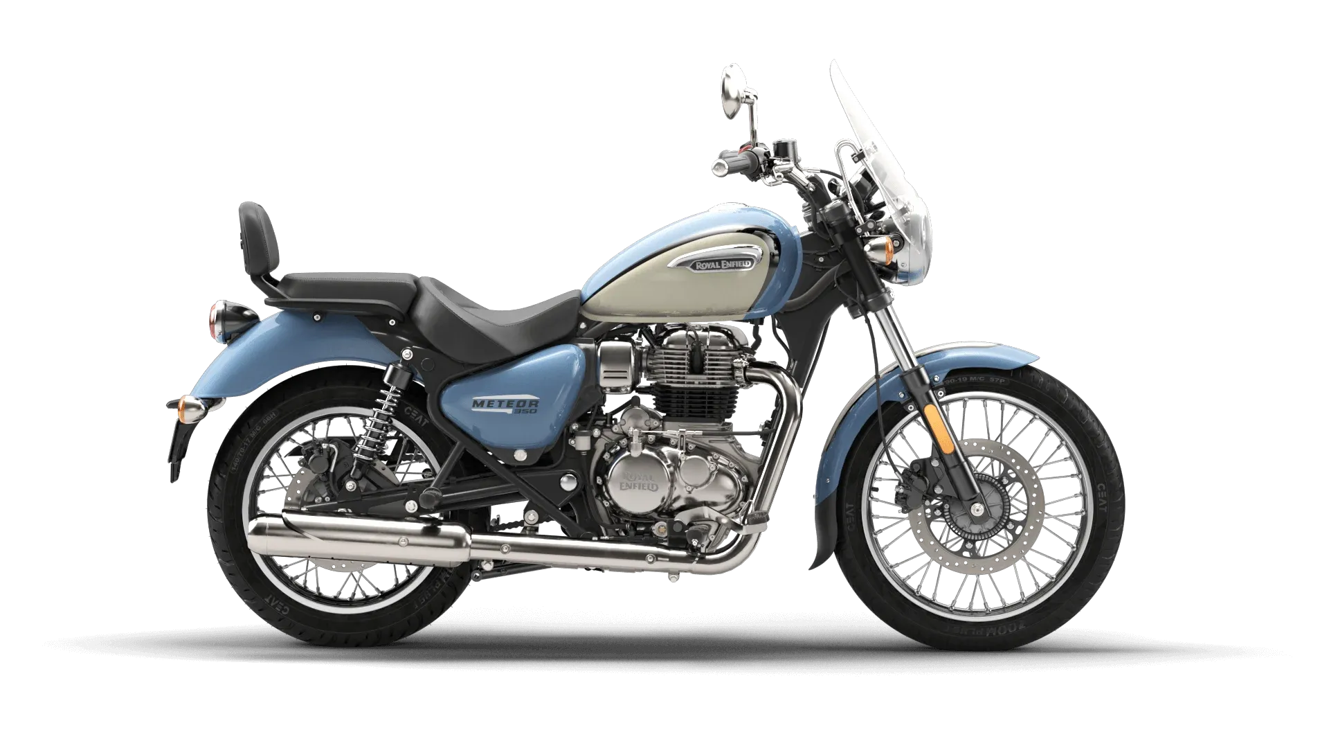 Мотоцикл Royal Enfield Meteor 350 Supernova Aurora Blue от мотосалона Мото-Тайм