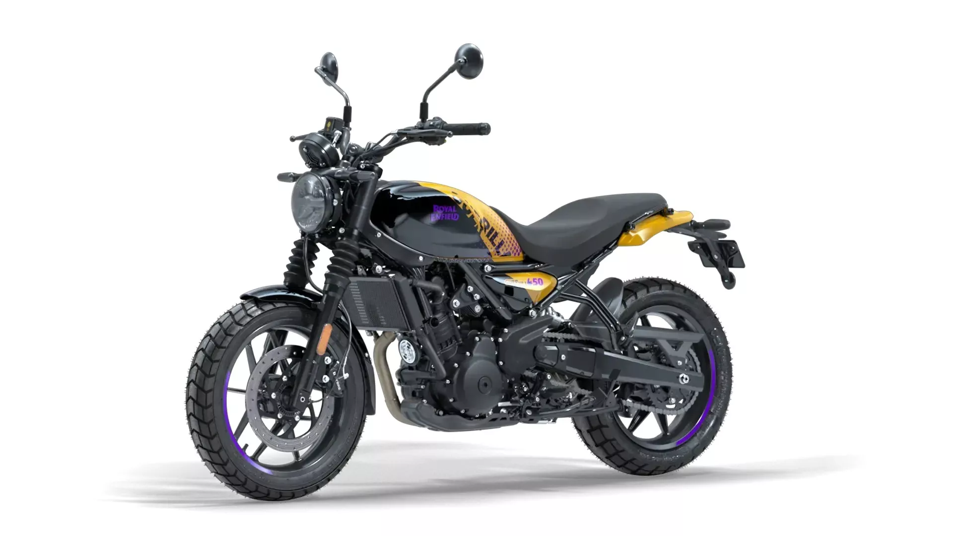 Мотоцикл Royal Enfield Guerrilla 450 Yellow Ribbon (Premium / TFT) от мотосалона Мото-Тайм