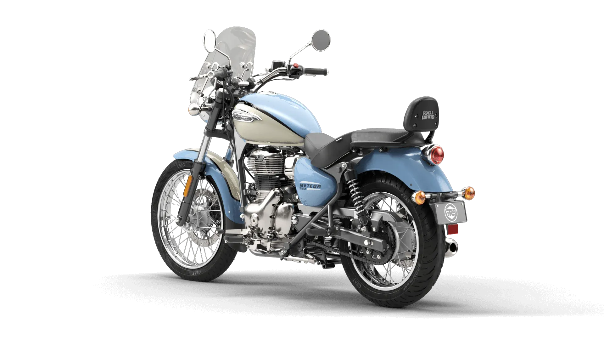 Мотоцикл Royal Enfield Meteor 350 Supernova Aurora Blue от мотосалона Мото-Тайм