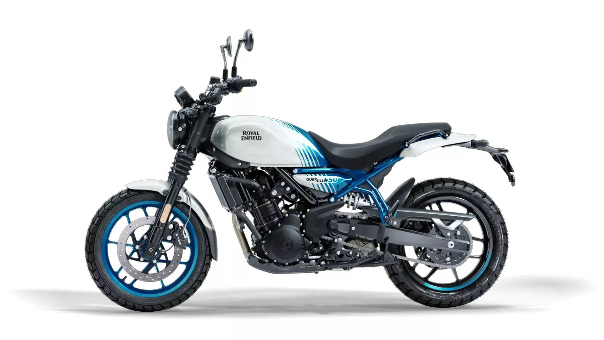 Мотоцикл Royal Enfield Guerrilla 450 Brava Blue (Premium / TFT) от мотосалона Мото-Тайм