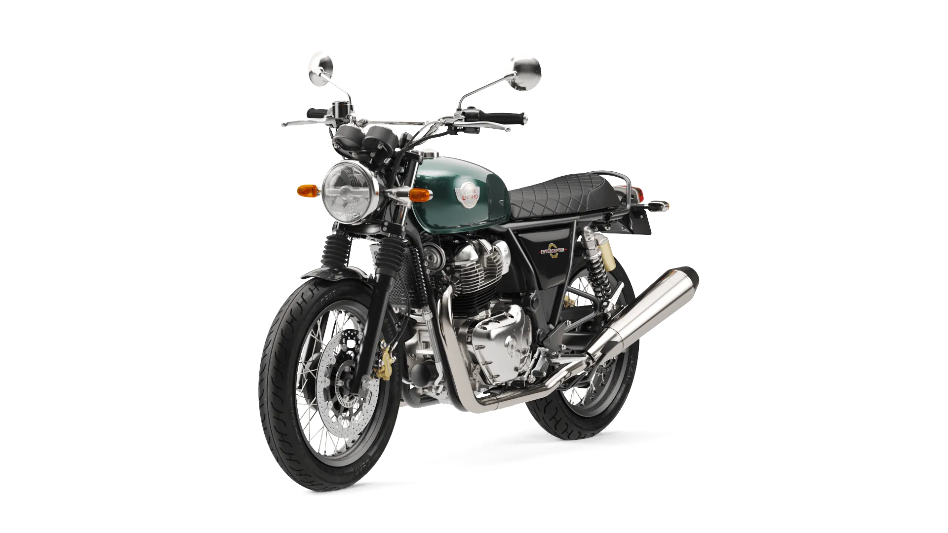 Мотоцикл Royal Enfield Interceptor 650 Cali Green от мотосалона Мото-Тайм