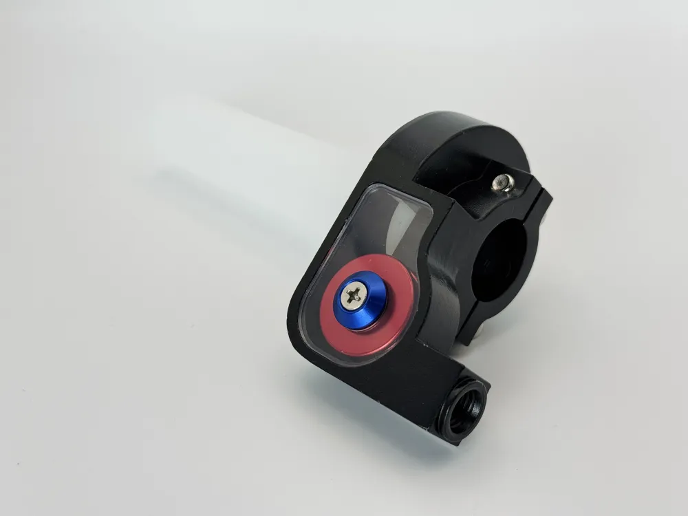 OTOM Ручка газа с роликом (короткоходная) Красная