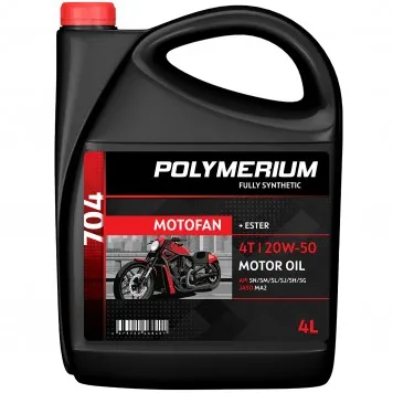 Масло POLYMERIUM MOTOFAN 704 20W-50 4T 4L