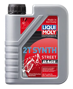 1505 LiquiMoly Синт. мот. масло д.2-т. мотоц. Motorbike 2T Synth Race Street TD (1 л)