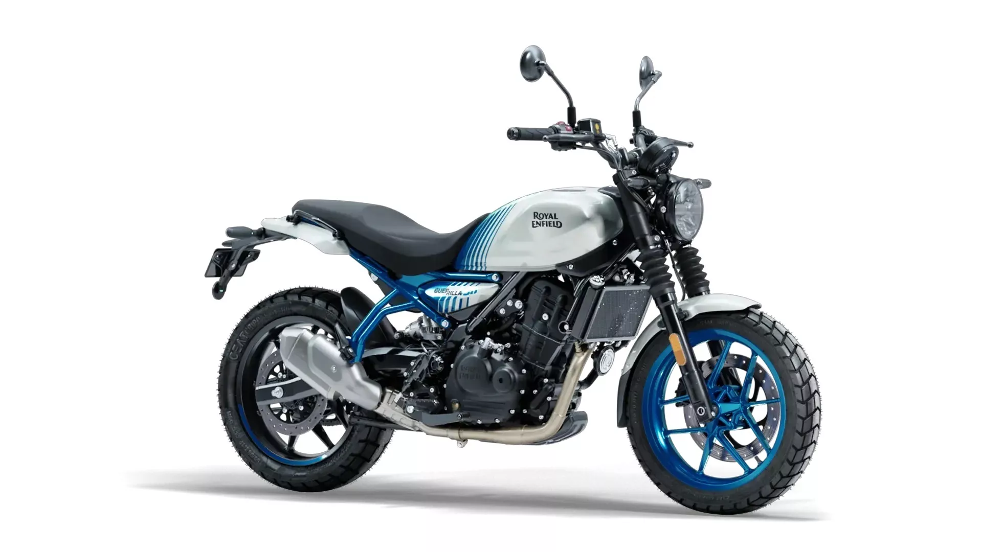 Мотоцикл Royal Enfield Guerrilla 450 Brava Blue (Premium / TFT) от мотосалона Мото-Тайм