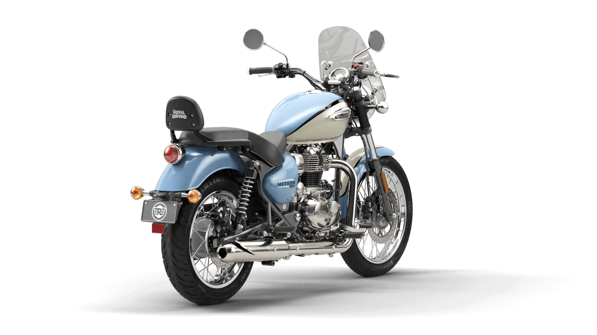 Мотоцикл Royal Enfield Meteor 350 Supernova Aurora Blue от мотосалона Мото-Тайм