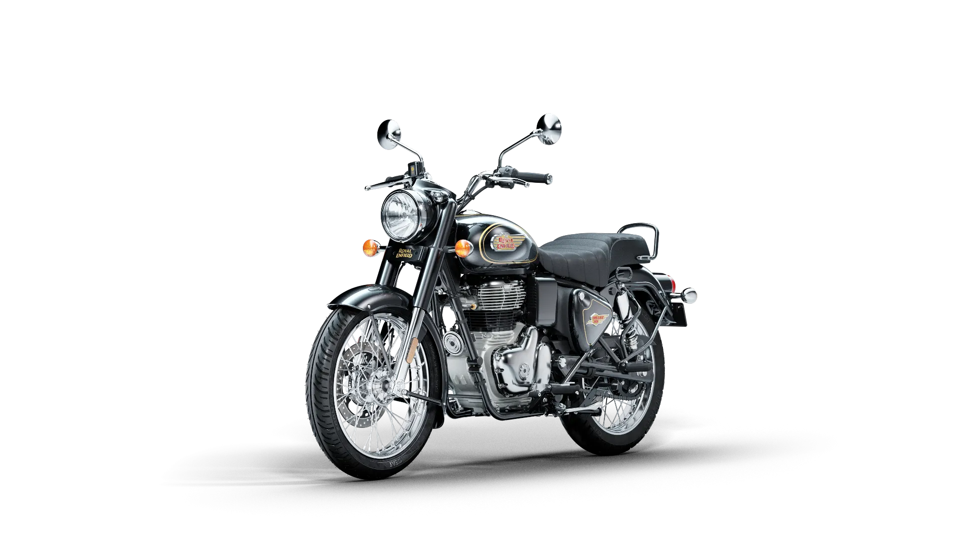 Мотоцикл Royal Enfield Bullet 350 Standard Black 2025 от мотосалона Мото-Тайм