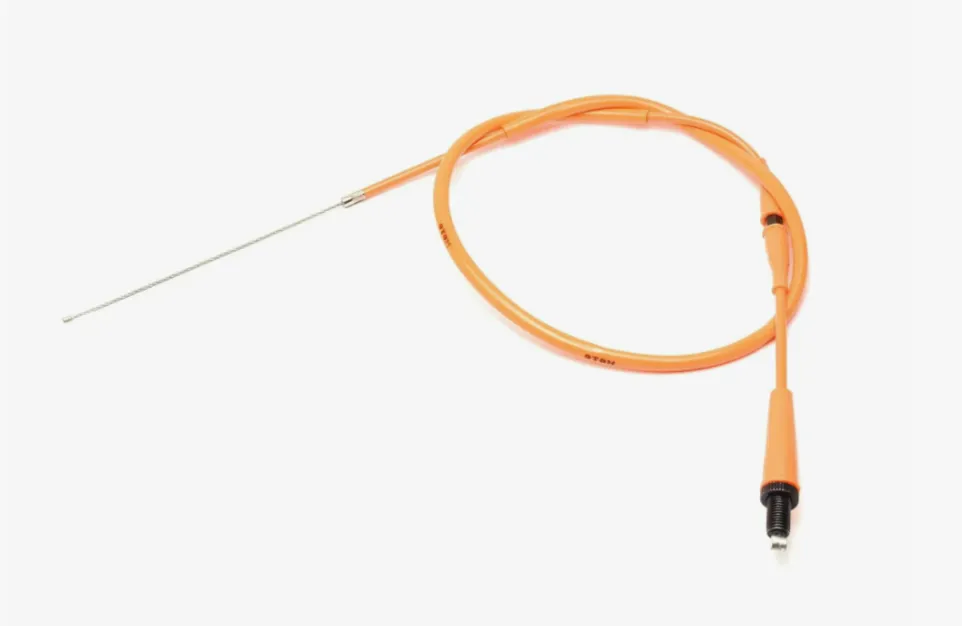 OTOM Трос газа на мотоцикл / питбайк 1095+160 мм (PE/PWK/PZ) оранжевый