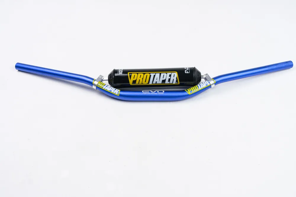 Руль алюминиевый 1-1/8 (28,6 мм)  ProTaper c перемычкой ц. Синий