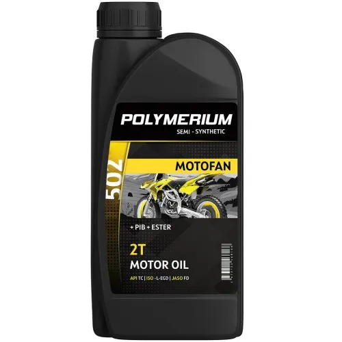 Полусинтетическое моторное масло POLYMERIUM MOTOFAN 502 2T 1L