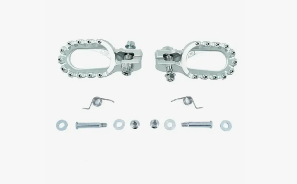 Подножки (пеги) водителя алюминиевые AJ1 для мотоцикла KTM GAS GAS HUSQVARNA рама K8 (KTM 16-22)