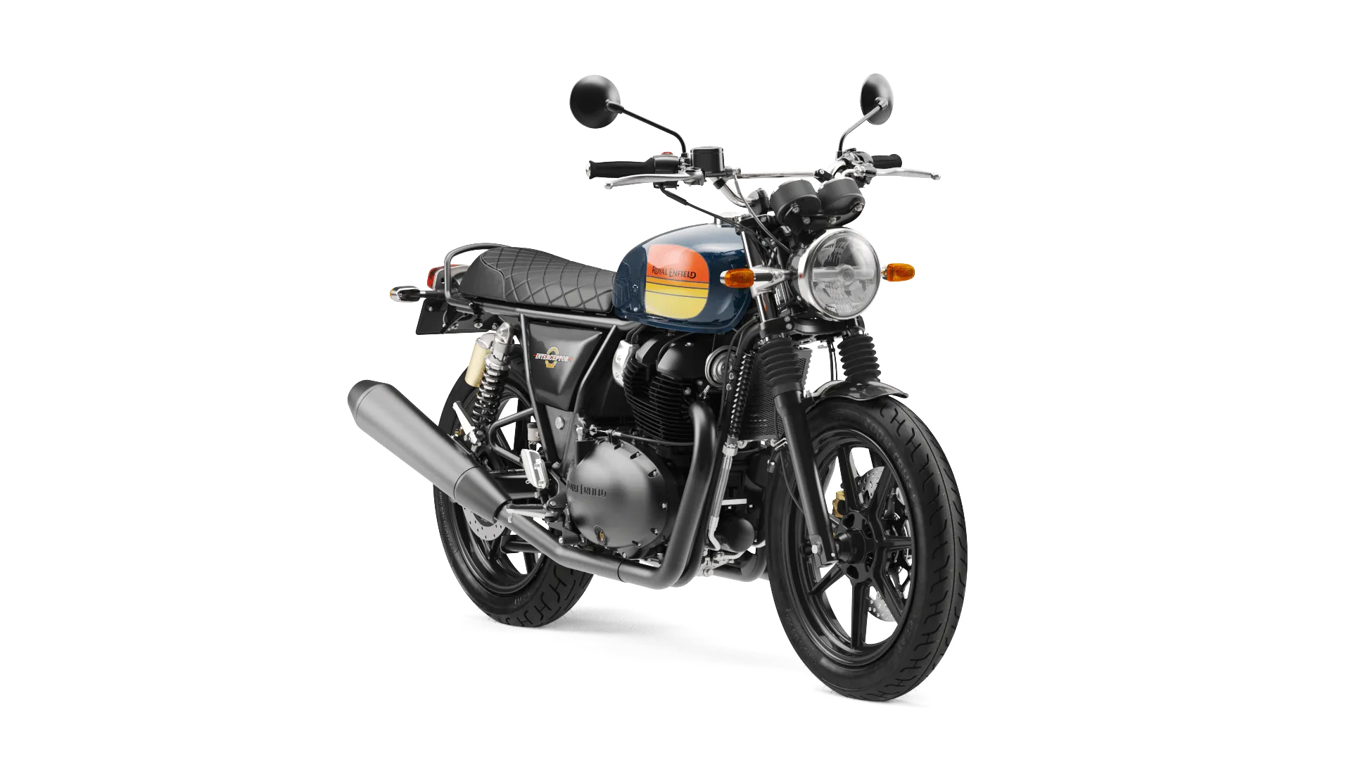 Мотоцикл Royal Enfield Interceptor 650 Barcelona Blue от мотосалона Мото-Тайм