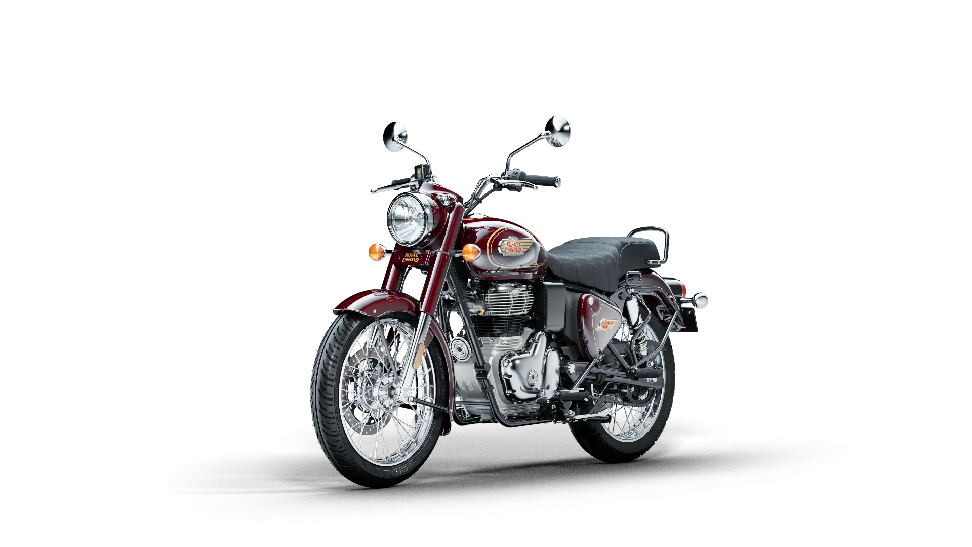 Мотоцикл Royal Enfield Bullet 350 Standard Maroon 2025 от мотосалона Мото-Тайм
