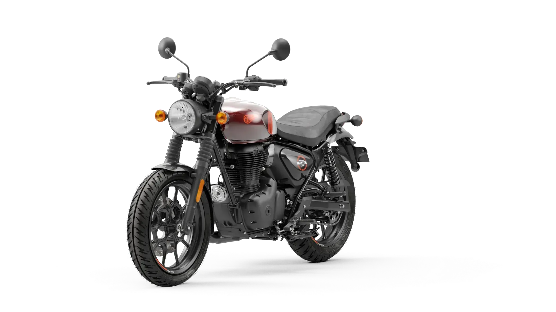 Мотоцикл Royal Enfield Hunter 350 Dapper Orange от мотосалона Мото-Тайм