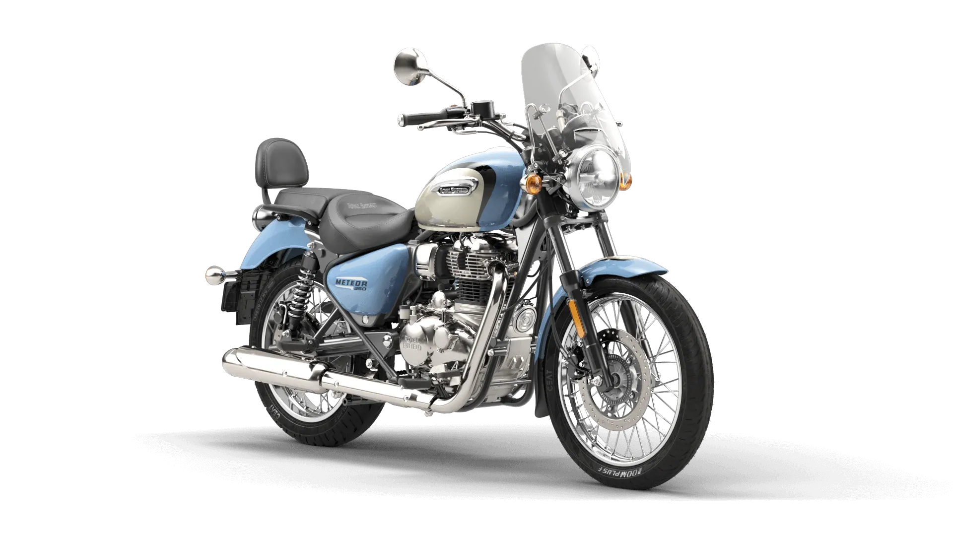 Мотоцикл Royal Enfield Meteor 350 Supernova Aurora Blue от мотосалона Мото-Тайм
