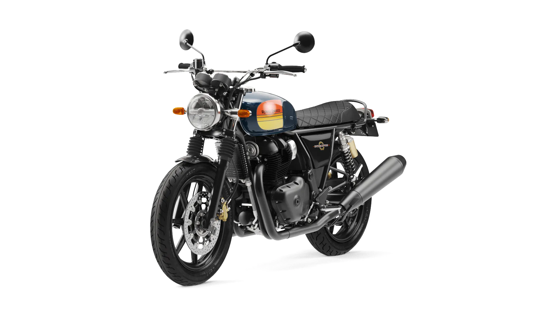 Мотоцикл Royal Enfield Interceptor 650 Barcelona Blue от мотосалона Мото-Тайм