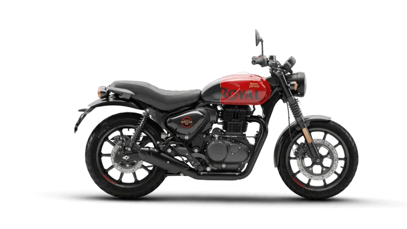 Мотоцикл Royal Enfield Hunter 350 Rebel red от мотосалона Мото-Тайм
