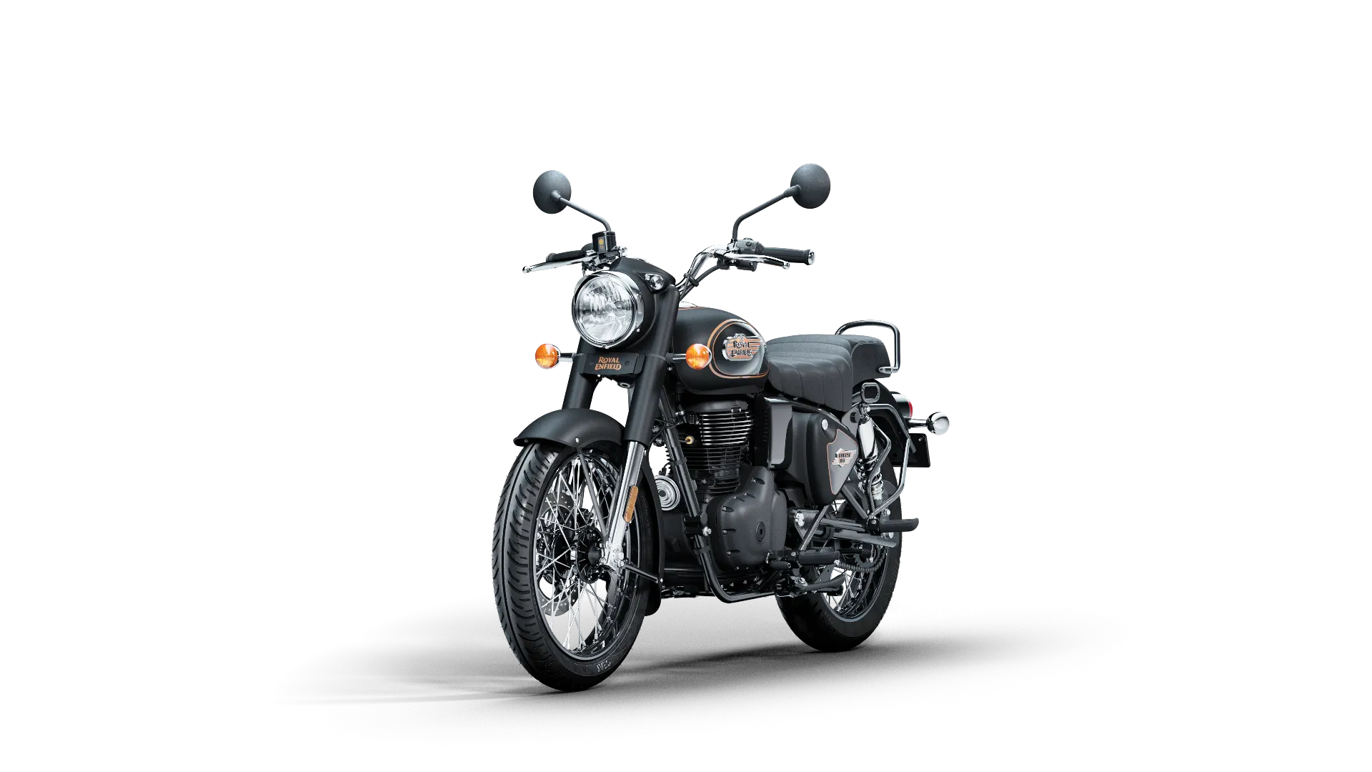 Мотоцикл Royal Enfield Bullet 350 Black Gold 2025 от мотосалона Мото-Тайм