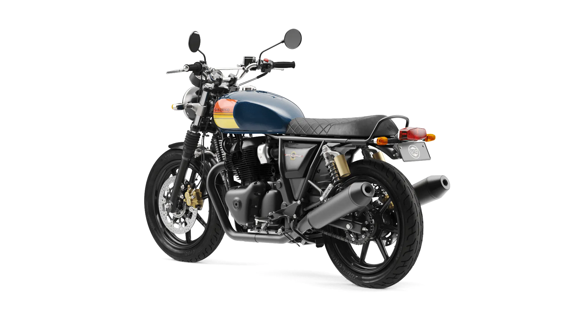 Мотоцикл Royal Enfield Interceptor 650 Barcelona Blue от мотосалона Мото-Тайм