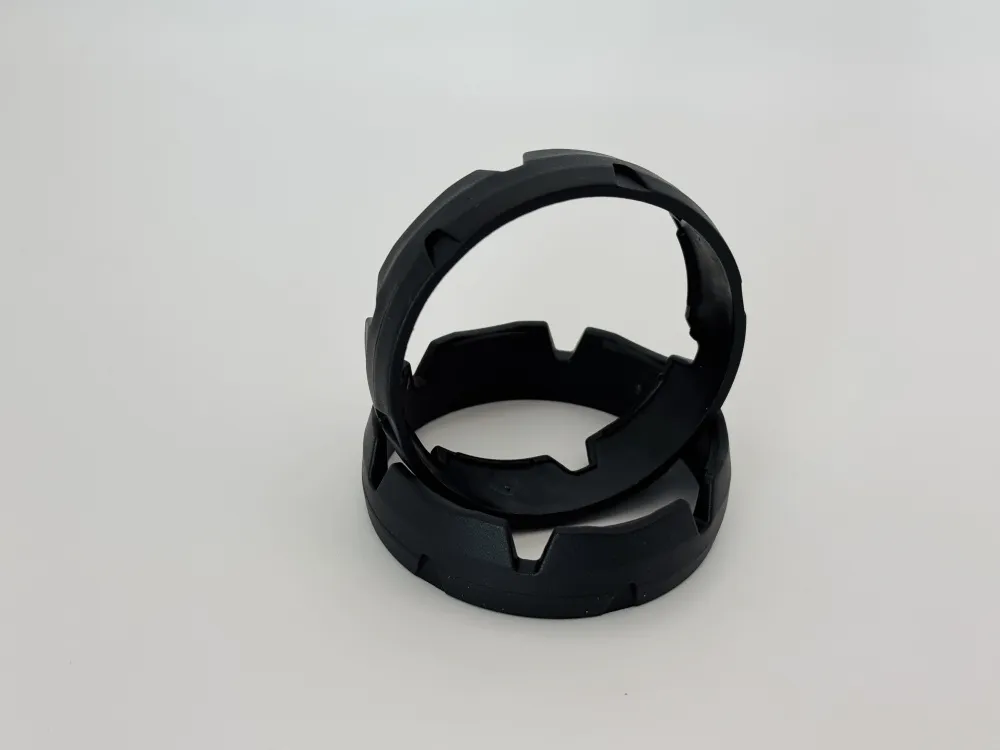 OTOM Защитное кольцо передней вилки мотоцикла (пара) d=48мм, черное