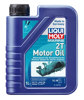 25019 LiquiMoly Мин.  мот. масло д/водн. техн. Marine 2T Motor Oil (1л)
