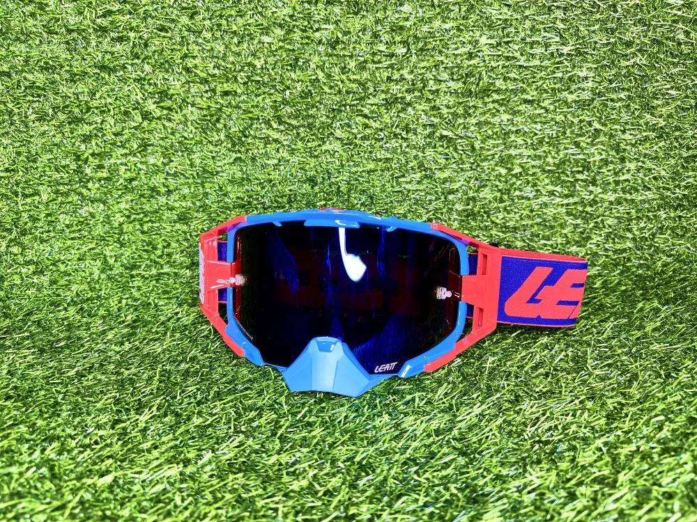 Очки для мотокросса,красные