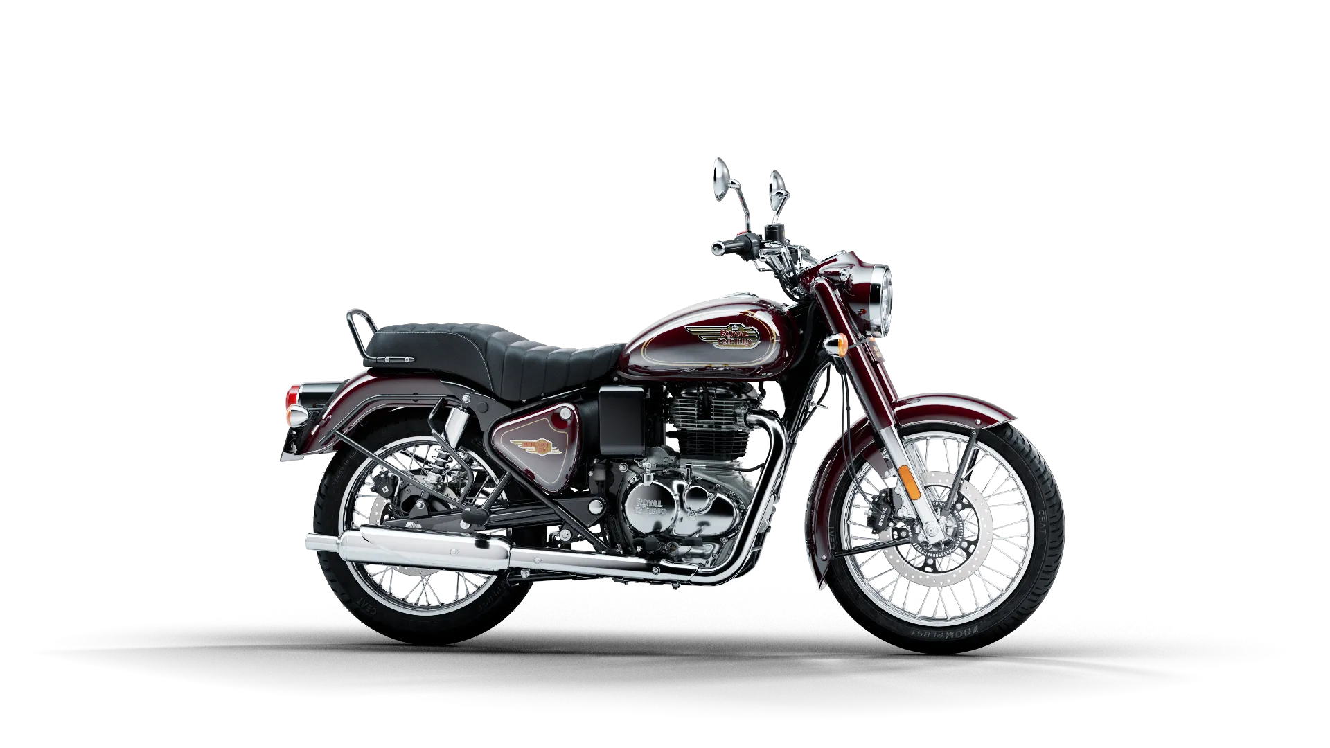 Мотоцикл Royal Enfield Bullet 350 Standard Maroon 2025 от мотосалона Мото-Тайм