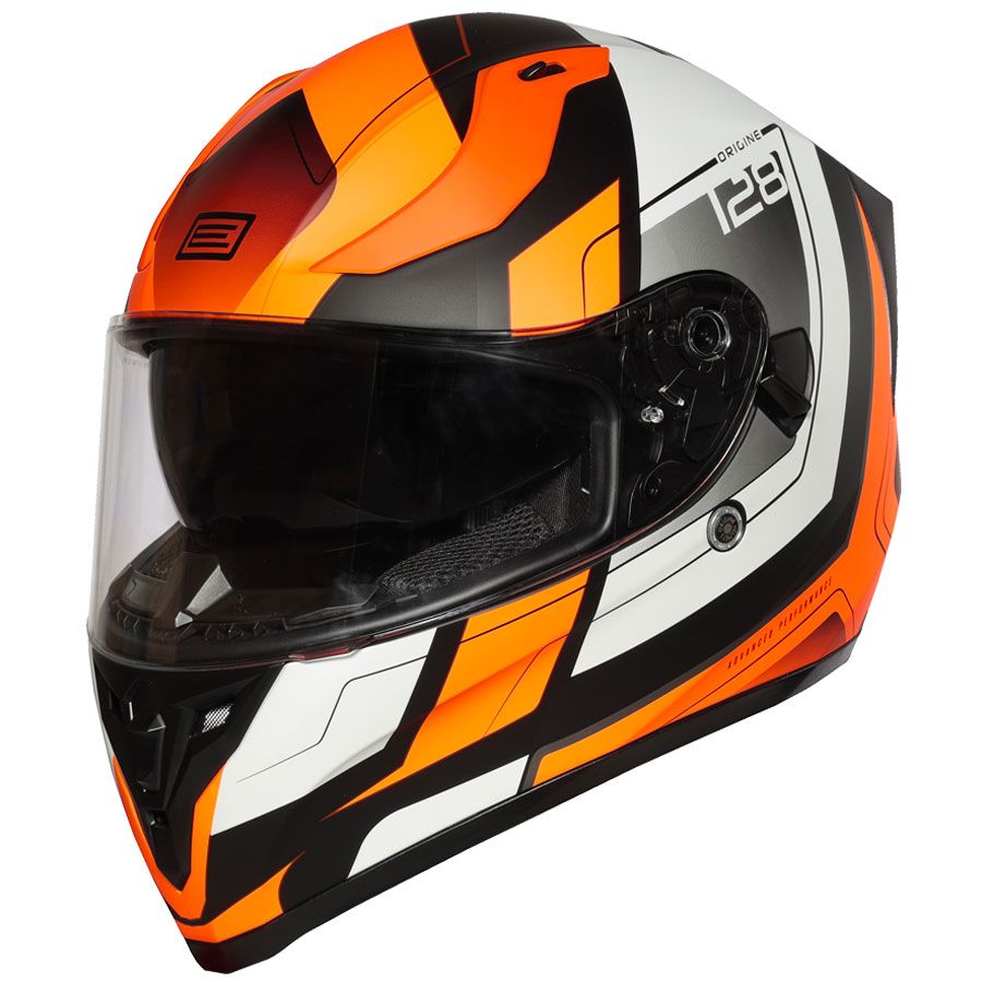 020035-825-2521 Шлем (интеграл) Origine STRADA Advanced Hi-Vis оранжевый/черный матовый (XL) 