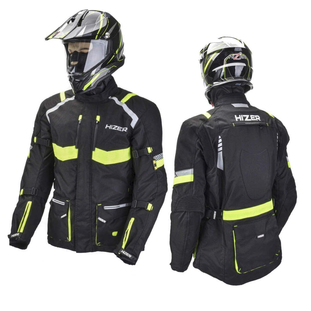Куртка мотоциклетная (текстиль) (р-р XL) HIZER AT-2205 