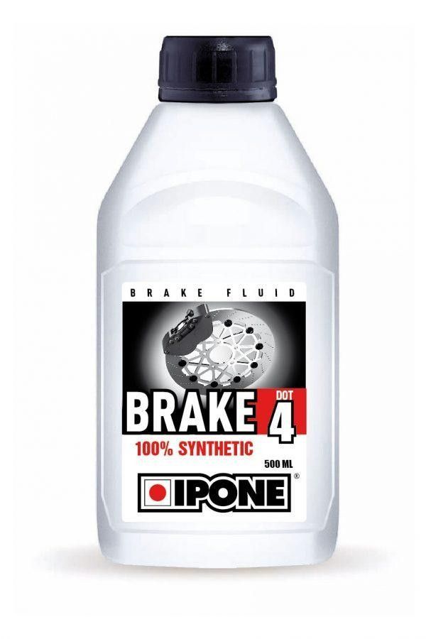 800312 Тормозная жидкость IPONE BRAKE DOT 4 совместима с DOT 3 (0.5 л)