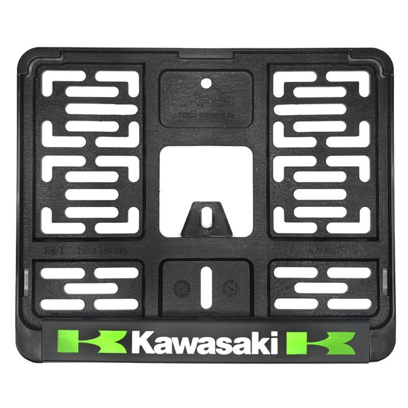 Рамка под номер кавасаки зелёная (арт. K067-8500-GNNS)