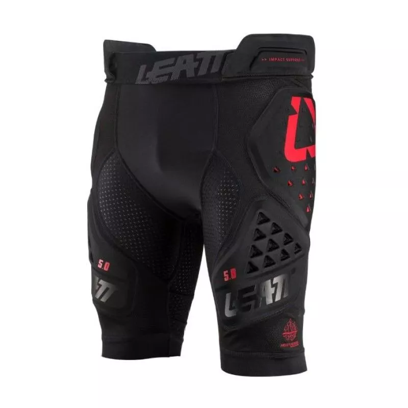 Защитные шорты (р-р L), ц. Черный/Красный 3DF 5.0 Impact Shorts 2021