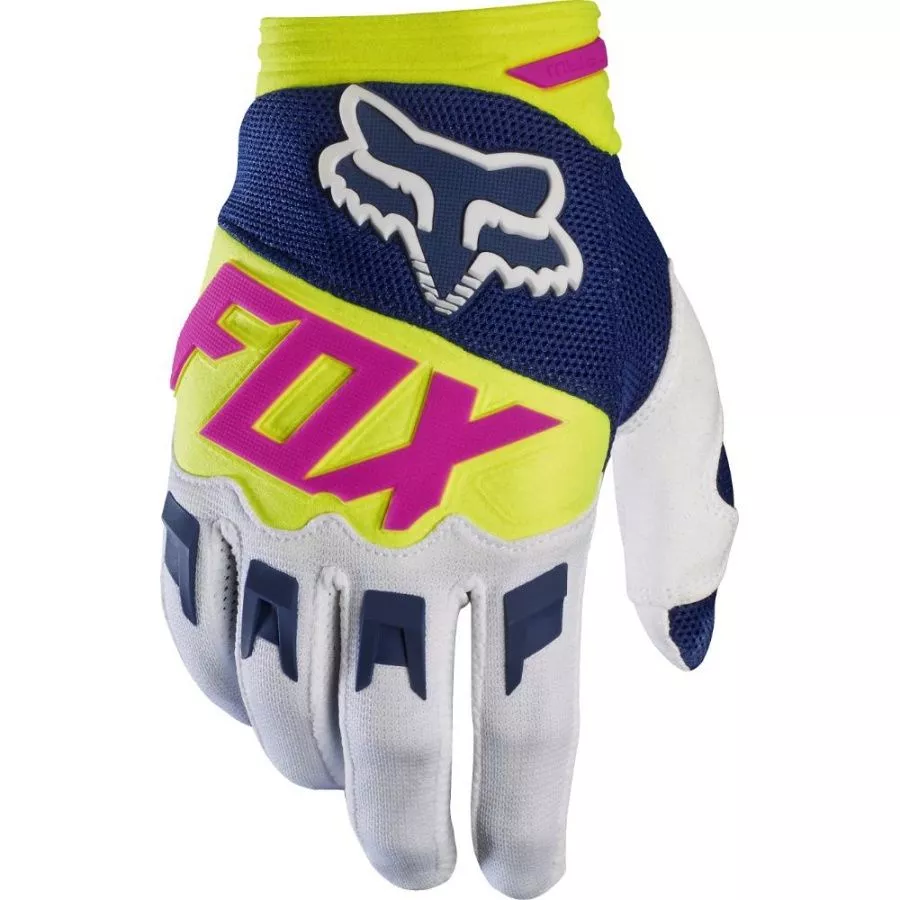 картинка Мотоперчатки подростковые Fox Dirtpaw Youth Glove Navy/White от мотосалона Мото-Тайм