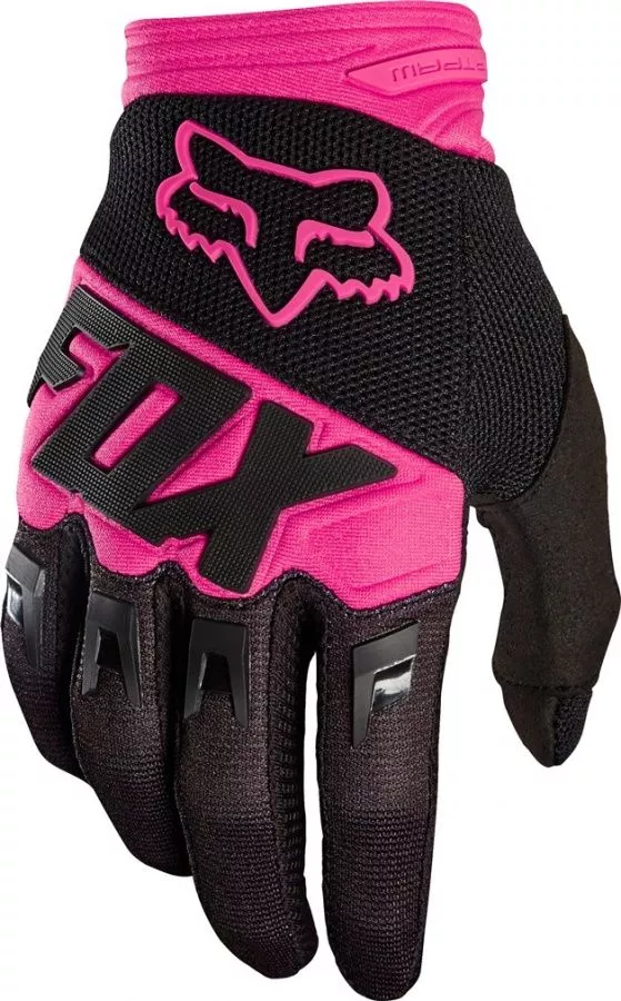 картинка Мотоперчатки подростковые Fox Dirtpaw Race Youth Glove Black/Pink от мотосалона Мото-Тайм